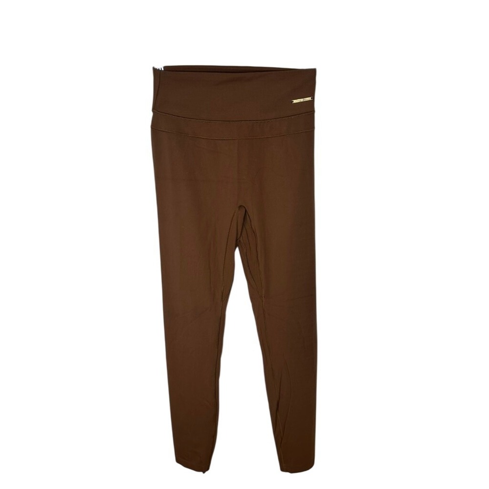 Whitney Simmons Women's Brown High-Waisted Leggings Athleisure‎ Pants